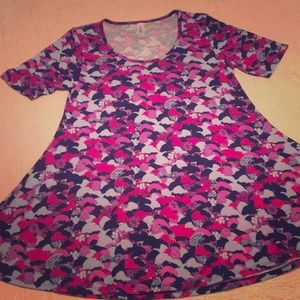 LuLaRoe Multi-colored Perfect Tee